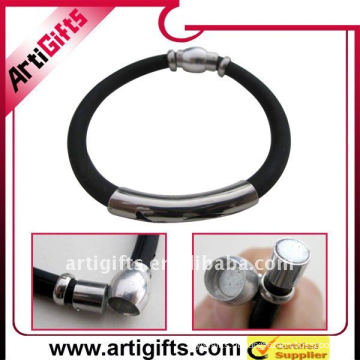 fashion bio silicone magnetic bracelet